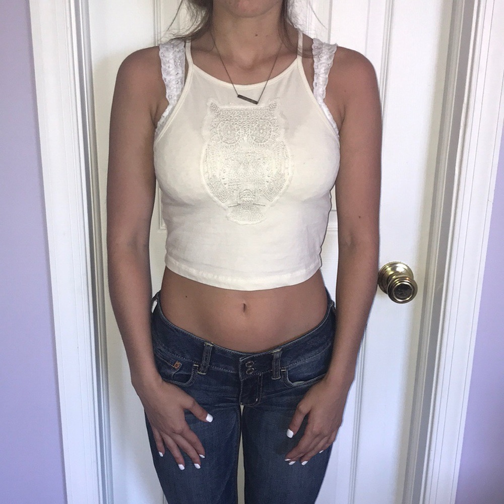Cute Owl Crop Top